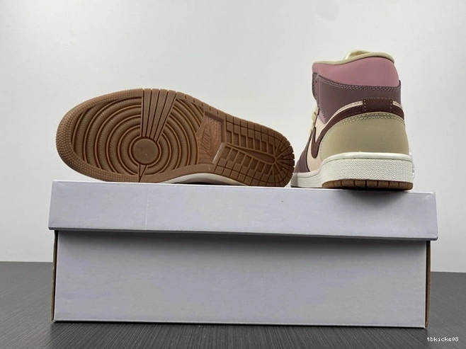 Cheap TBkick Modern Mauve Mid Jordan1 3697 DO7440- Dark SE Smoky Pony 1028